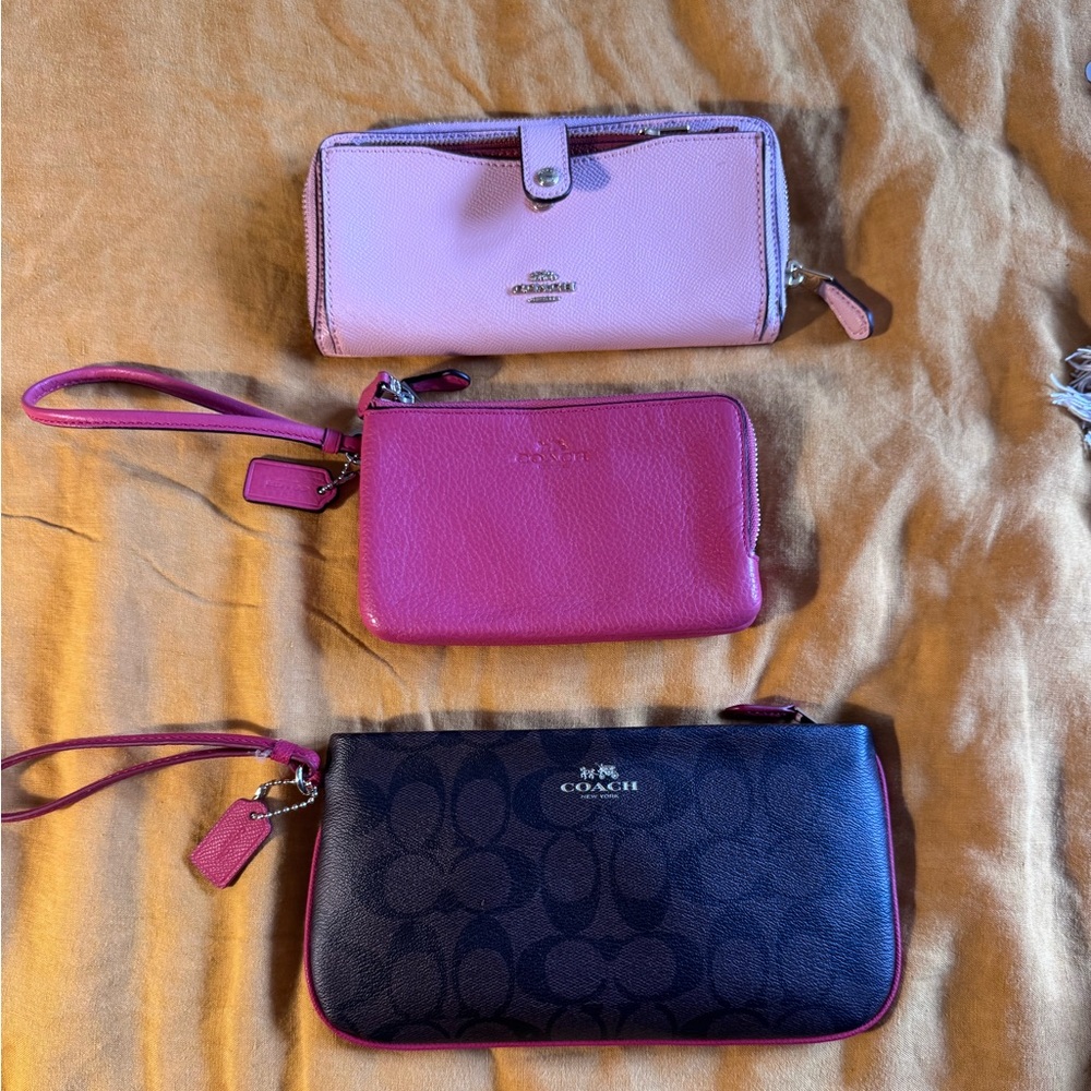 Lot of Coach Wallets
